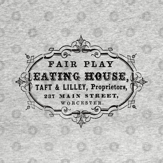 1880s Worcester Advertising for the Fair Play Eating House by EphemeraKiosk